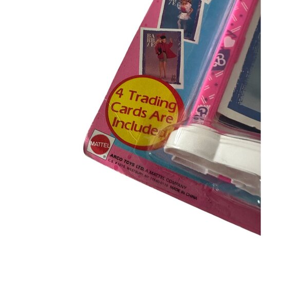 MATTEL Barbie 1991 Collectible Card Holder w/ Cards NEW NIP - Picture 3 of 6